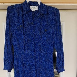 Kevin Stuart Blue & Black Dress